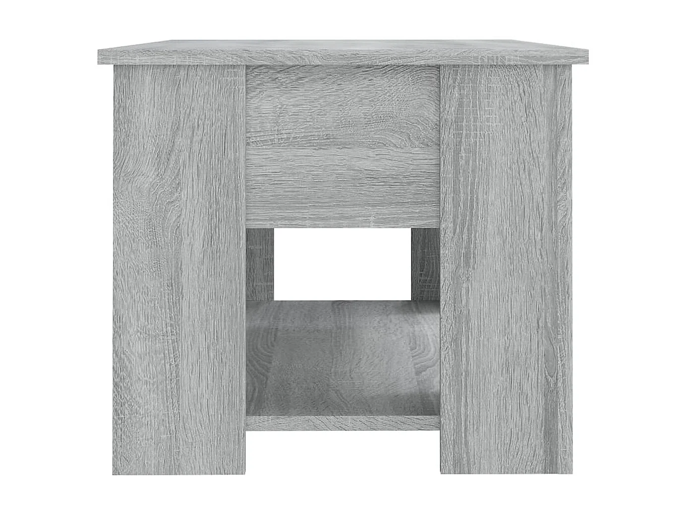 Tavolino da Salotto-Tavolino da Caffè Laterale Grigio Sonoma 79x49x41 cm Legno Multistrato SHL47853