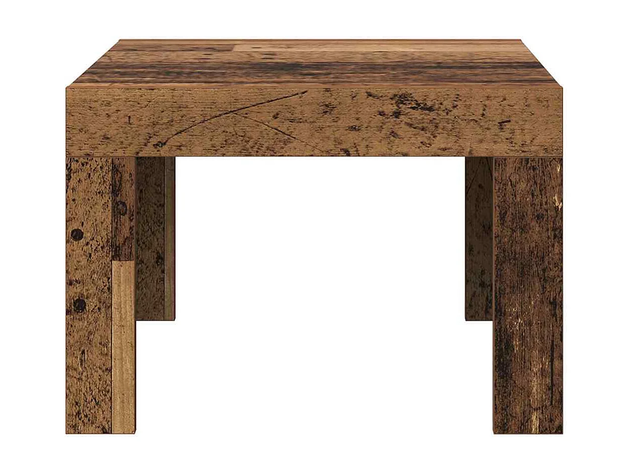Couchtisch-Wohnzimmertisch-Beistelltische Altholz 50x50x35 cm Holzwerkstoff SHL43963