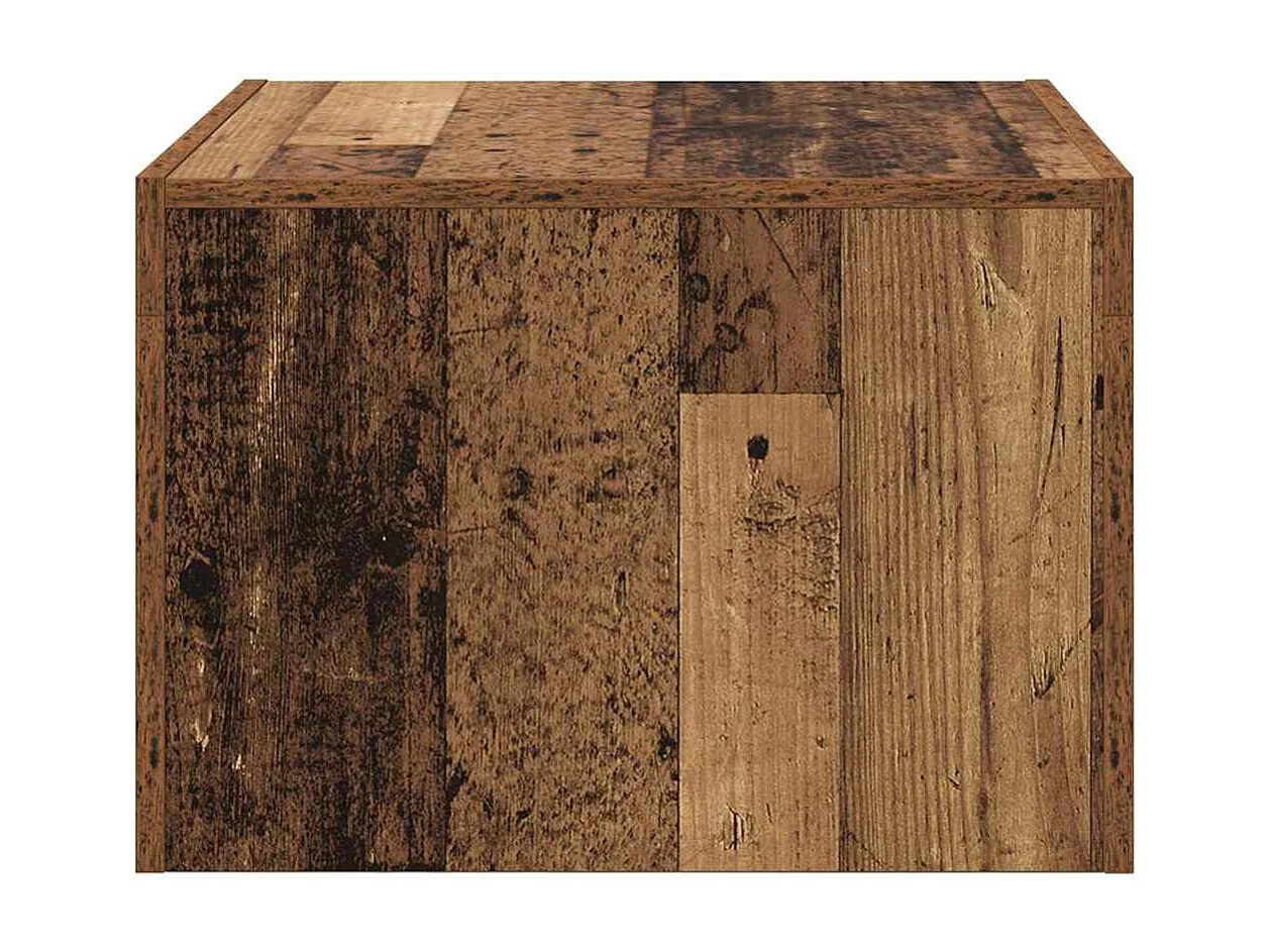 Couchtisch-Wohnzimmertisch-Beistelltische Altholz 50x50x35 cm Holzwerkstoff SHL43963
