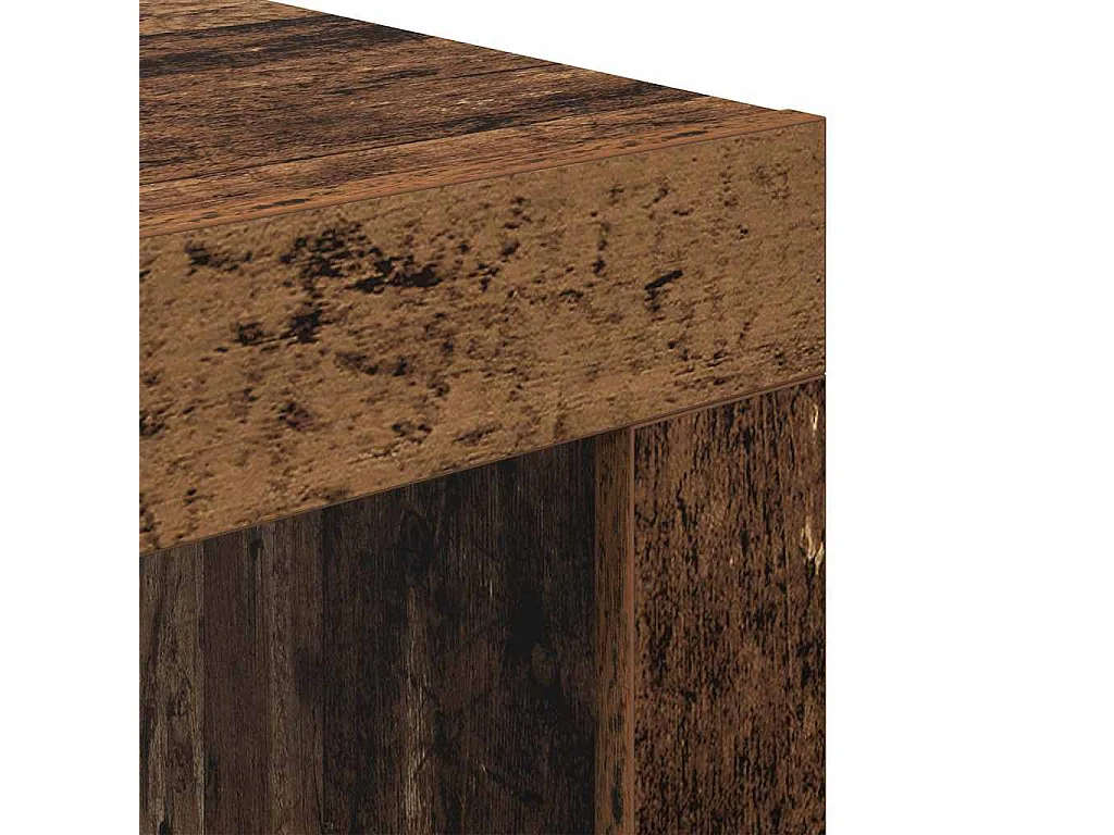 Couchtisch-Wohnzimmertisch-Beistelltische Altholz 50x50x35 cm Holzwerkstoff SHL43963