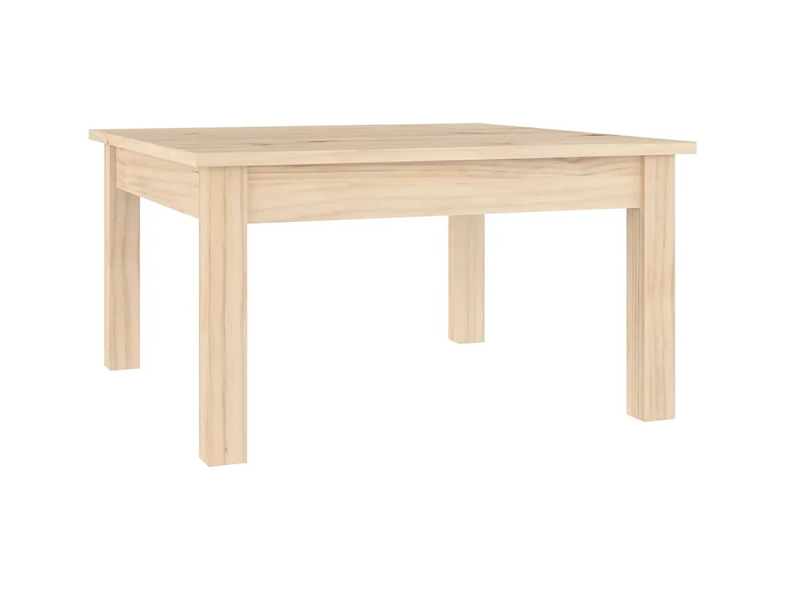Table basse salon-Table d'appoint 55x55x30 cm Bois massif de pin SHL98812