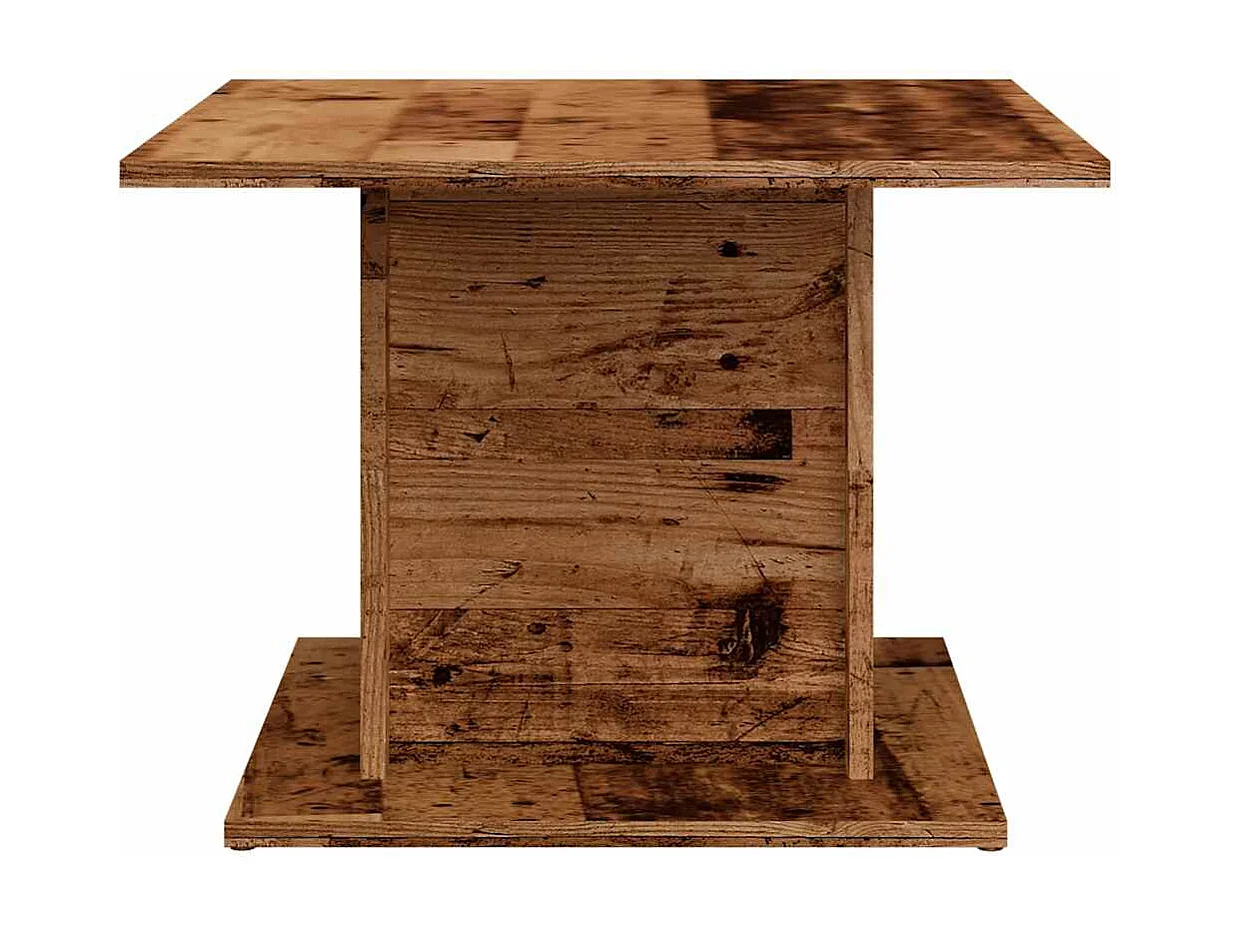 Mesa de centro-Mesa auxiliar redonda de madera maciza de mango 53x43 cm SHL1093