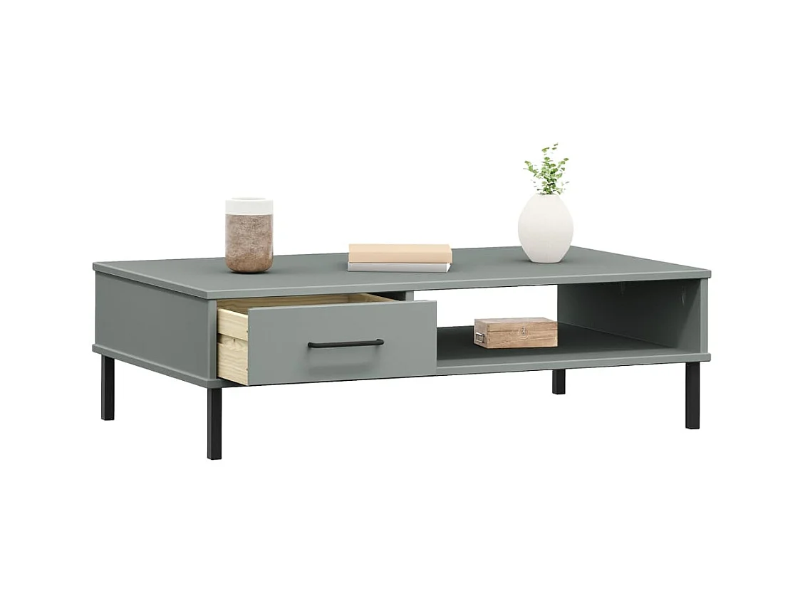 Mesa de centro | Mesa auxiliar con Infinity LED negro 50x50x51 cm SHL2768