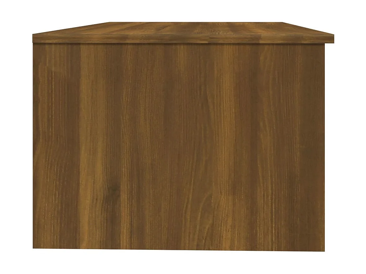 Mesa de centro | Mesa auxiliar madera contrachapada negro 50x50x40 cm SHL780421