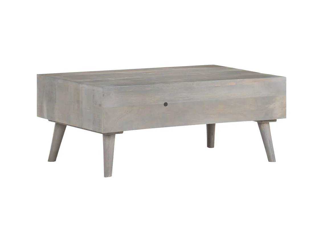 Mesa de centro | Mesa de café | Mesa auxiliar Roble negro 79x49x41 cm Madera contrachapada SHL1872