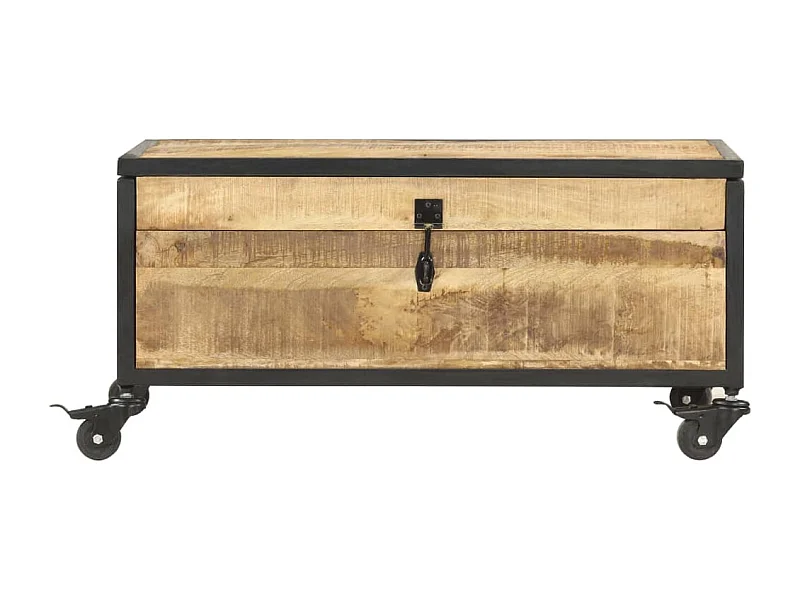 Mesa de centro | Mesa de café | Mesa auxiliar Roble ahumado 80x80x45 cm SHL4891