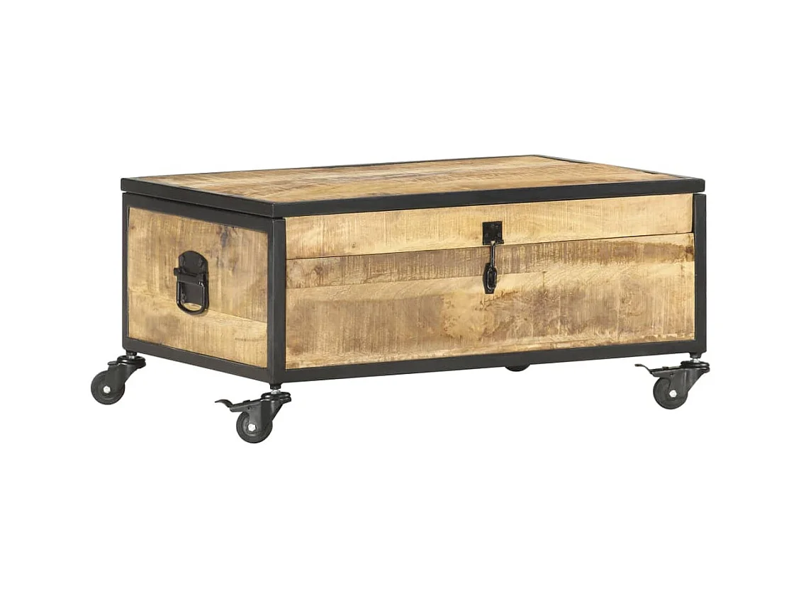 Mesa de centro | Mesa de café | Mesa auxiliar Roble ahumado 80x80x45 cm SHL4891