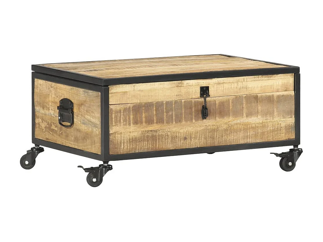 Mesa de centro | Mesa de café | Mesa auxiliar Roble ahumado 80x80x45 cm SHL4891