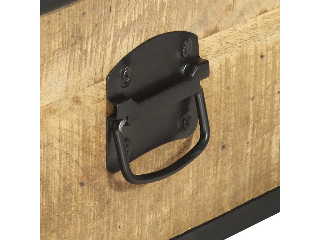 Couchtisch-Beistelltisch-Sofatisch 70x50x33 cm Massivholz Mango SHL81865