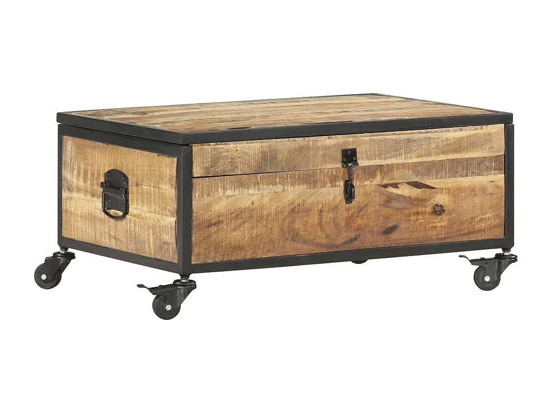 Couchtisch-Beistelltisch-Sofatisch 70x50x33 cm Massivholz Mango SHL81865