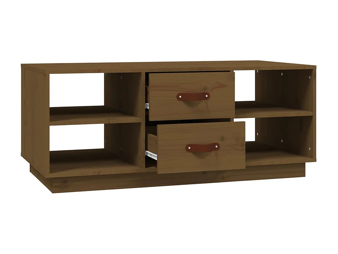 Mesa de centro | Mesa auxiliar madera contrachapada negro 90x50x40 cm SHL599734