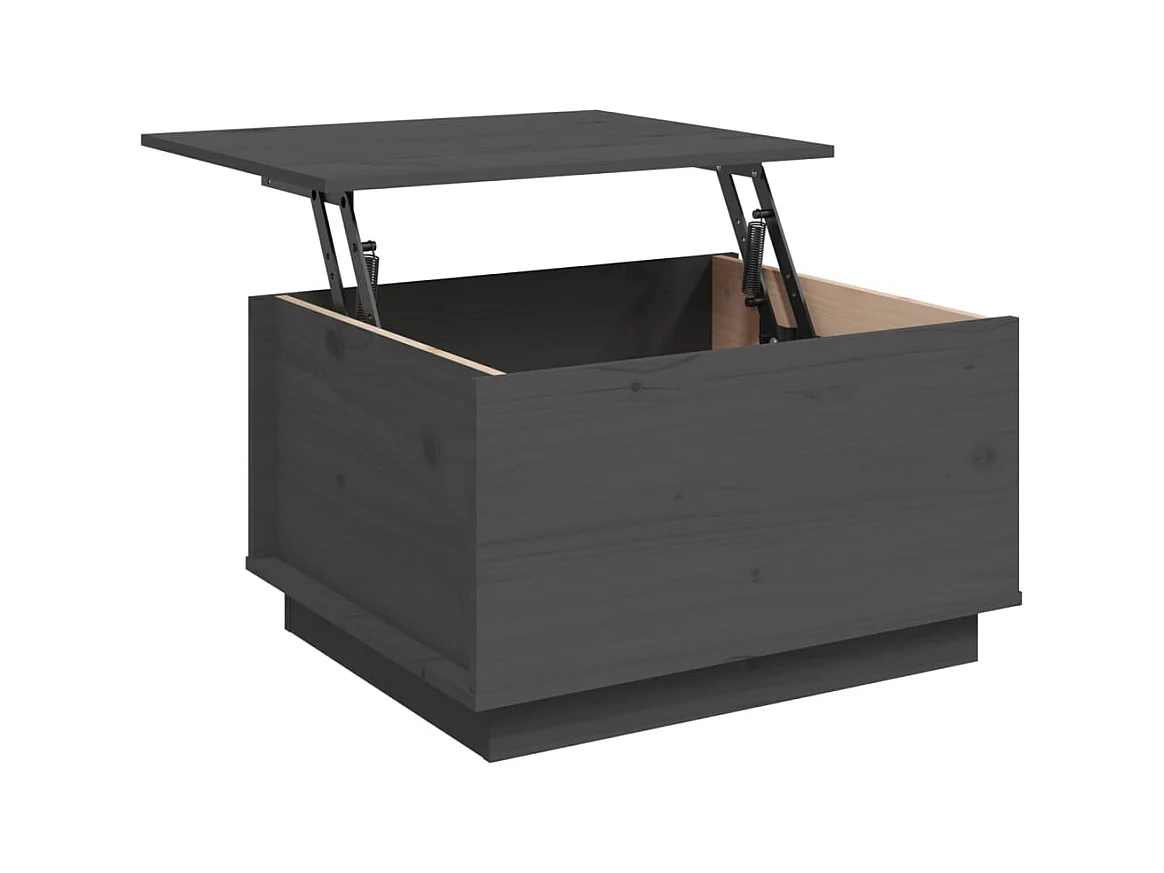 Mesa de centro | Mesa auxiliar madera contrachapada blanco brillo 90x50x40 cm SHL1420