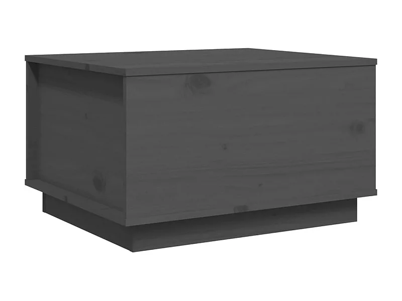 Couchtisch-Sofatisch-Beistelltische Grau 60x50x35 cm Massivholz Kiefer SHL23150