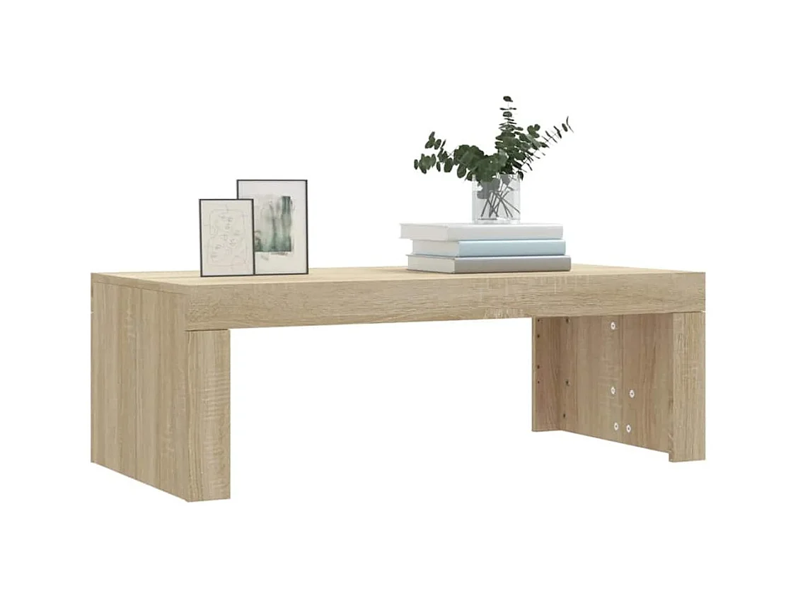 Mesa de centro | Mesa auxiliar madera de ingeniería gris Sonoma 102x60x45 cm SHL1729