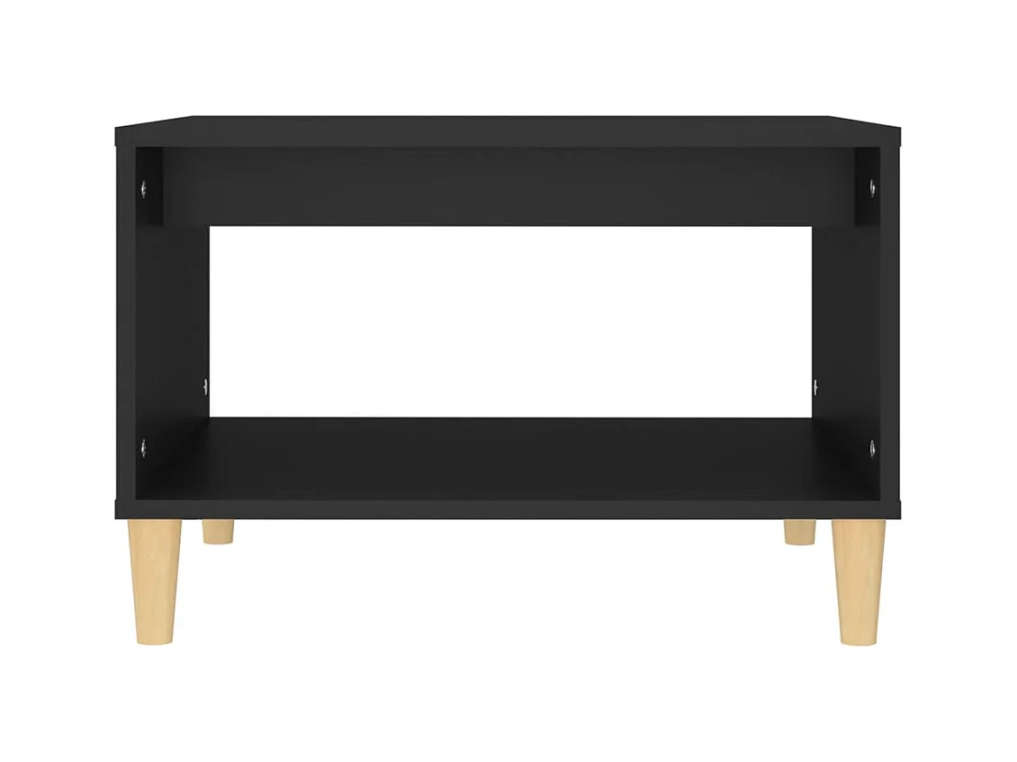 Mesa de centro | Mesa auxiliar giratoria 360 grados roble sonoma 50x50x34,5 cm SHL4973