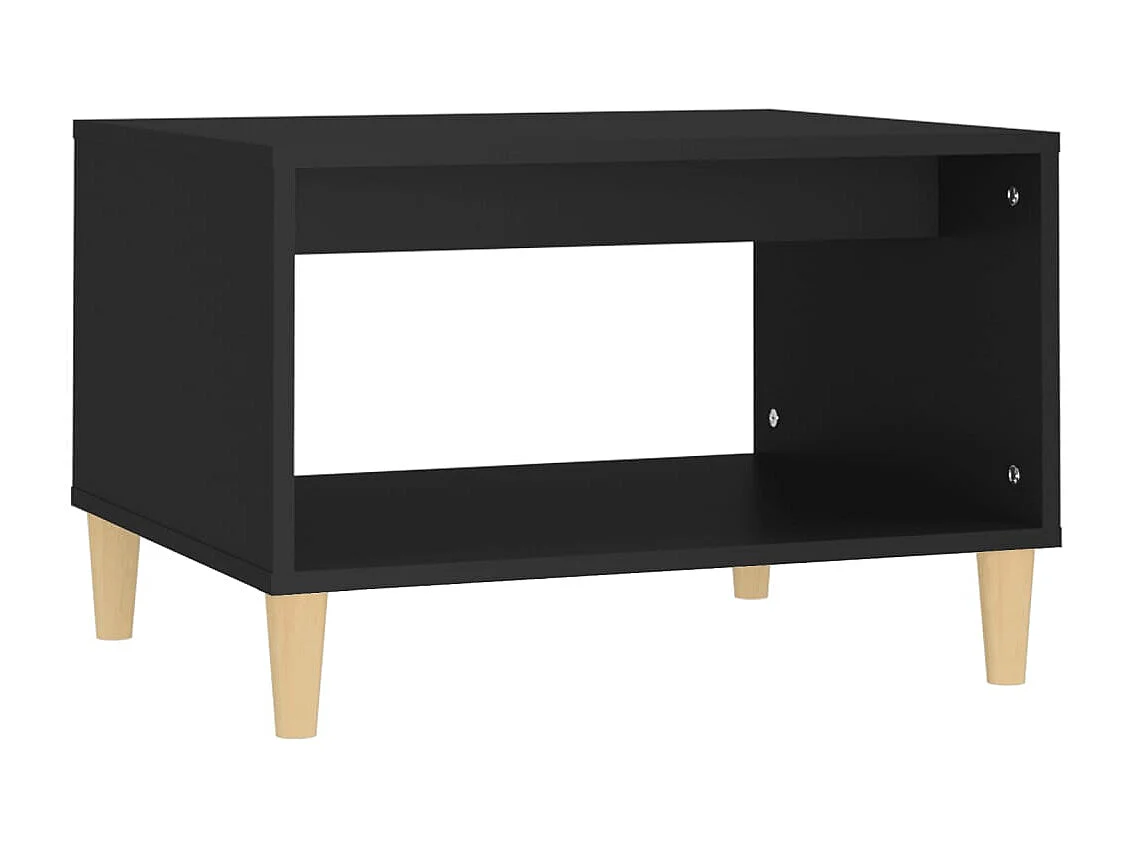 Couchtisch-Sofatisch-Beistelltische Schwarz 60x50x40 cm Holzwerkstoff SHL11406