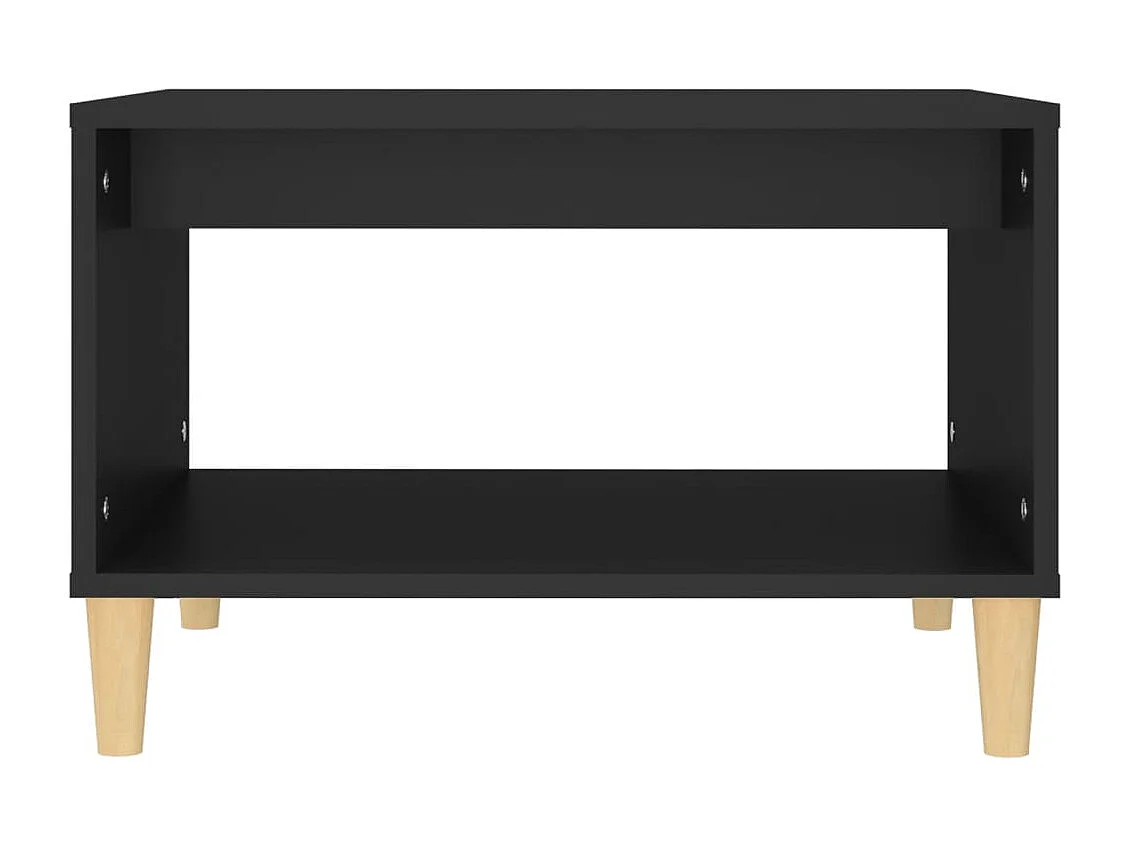Couchtisch-Sofatisch-Beistelltische Schwarz 60x50x40 cm Holzwerkstoff SHL11406