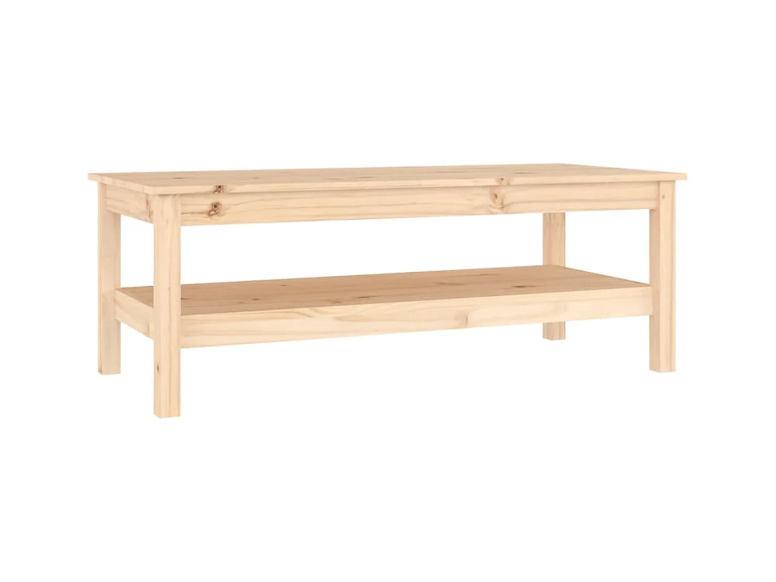 Table basse salon-Table d'appoint 110x50x40 cm Bois massif de pin SHL26682