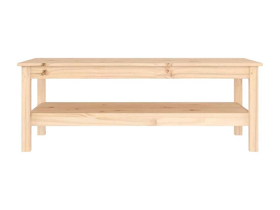 Couchtisch-Sofatisch-Beistelltische 110x50x40 cm Massivholz Kiefer SHL21404