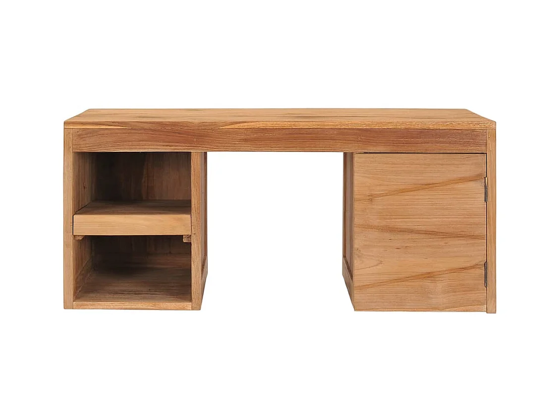 Table basse salon-Table d'appoint 90x50x40 cm bois de teck massif SHL20237