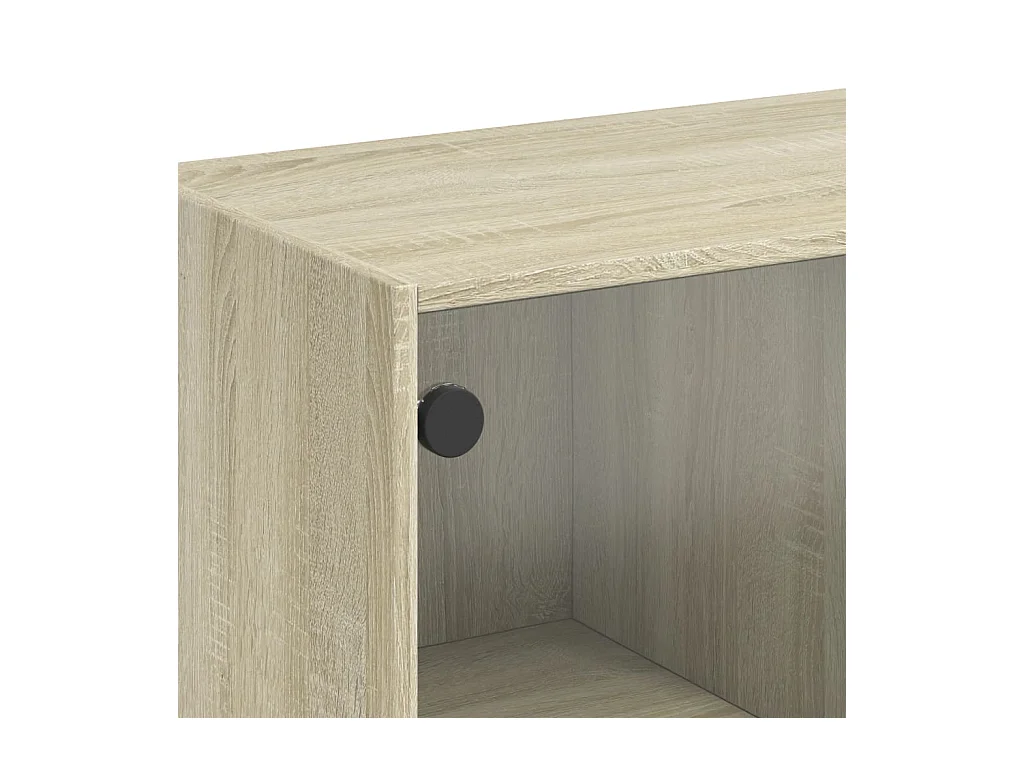 Mesa de centro-Mesa auxiliar de acero inoxidable y vidrio dorada 50x50x50 cm SHL2348