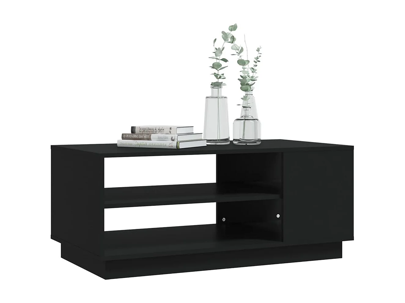 Mesa de centro | Mesa auxiliar de madera maciza de pino marrón miel 71x49x55 cm SHL2522