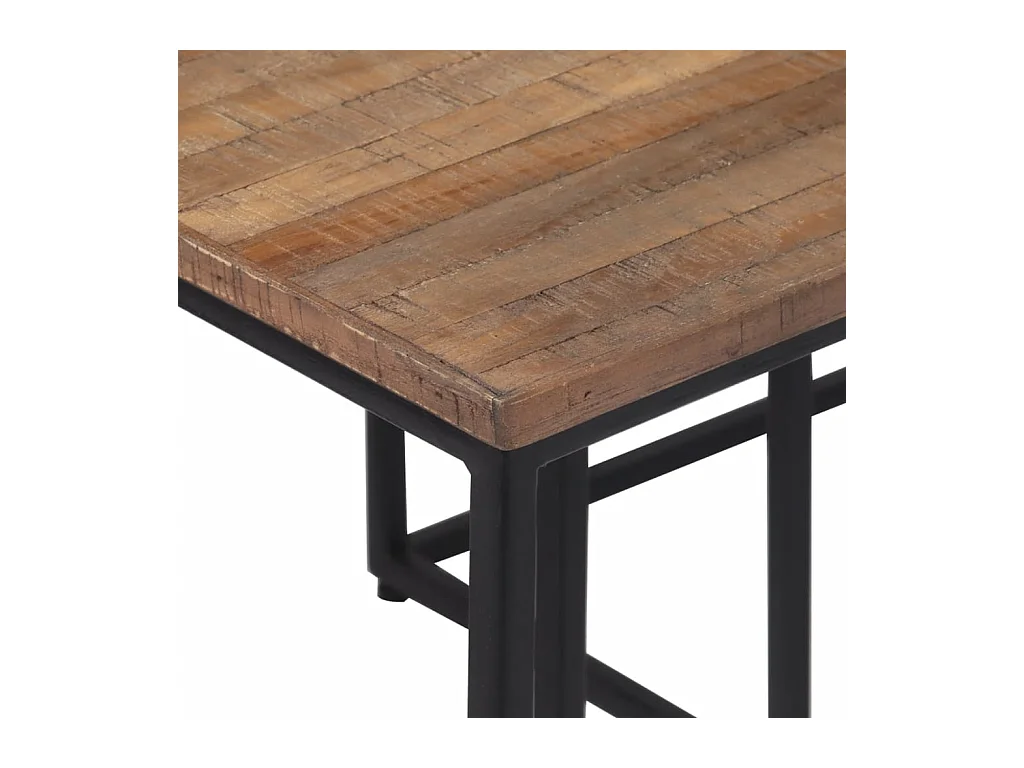 Tables basses gigognes 3 pièces bois massif de teck SHL42798