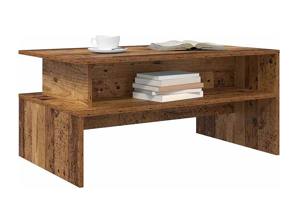 Couchtisch-Wohnzimmertisch-Beistelltische Altholz 90x55x42,5 cm Holzwerkstoff SHL75694