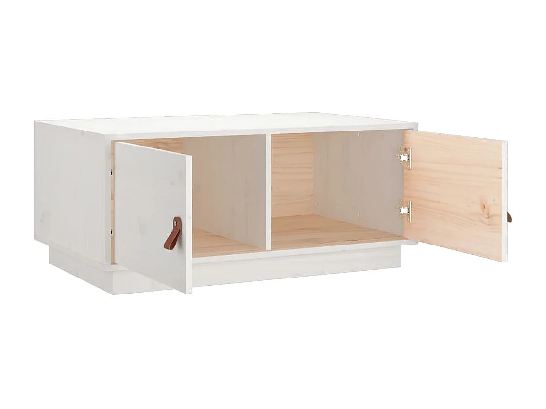 Mesa de centro | Mesa auxiliar madera contrachapada negro 90x49x45 cm SHL3929