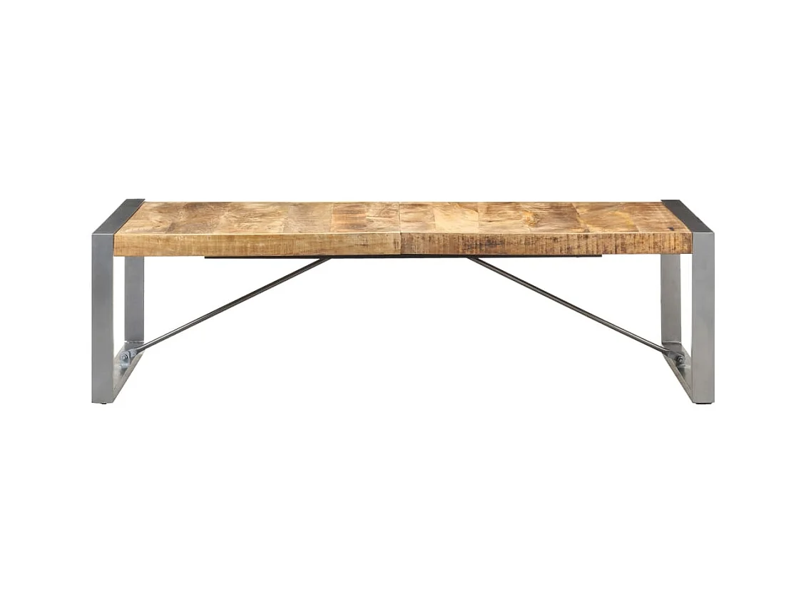 Table basse salon-Table d'appoint 140x70x40 cm Bois de manguier brut SHL9679