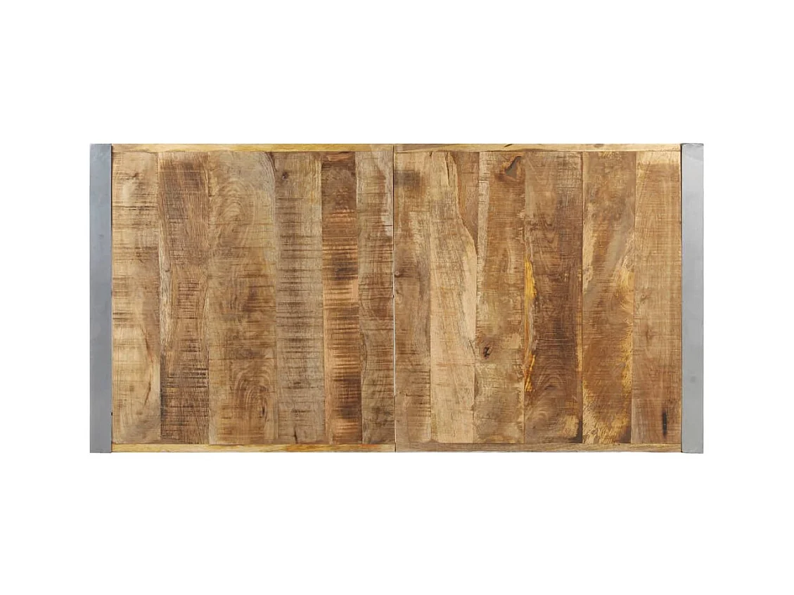 Table basse salon-Table d'appoint 140x70x40 cm Bois de manguier brut SHL9679