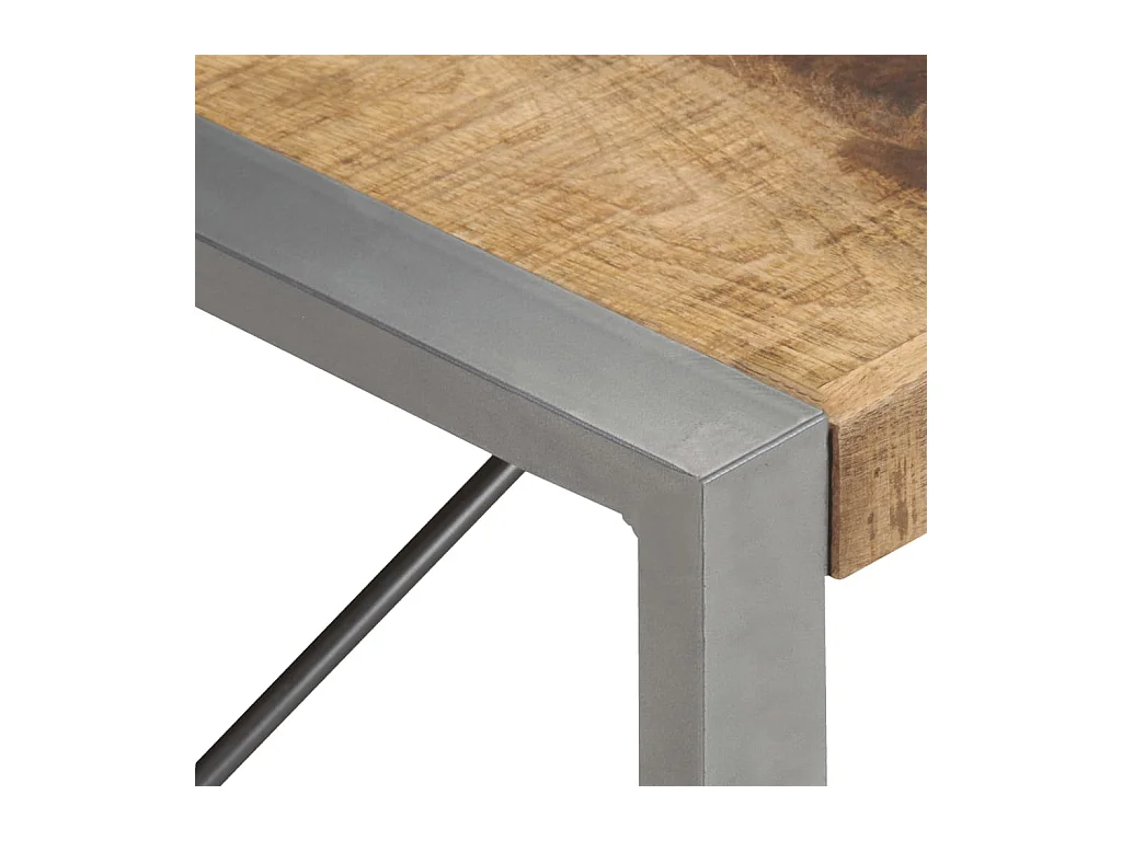 Table basse salon-Table d'appoint 140x70x40 cm Bois de manguier brut SHL9679