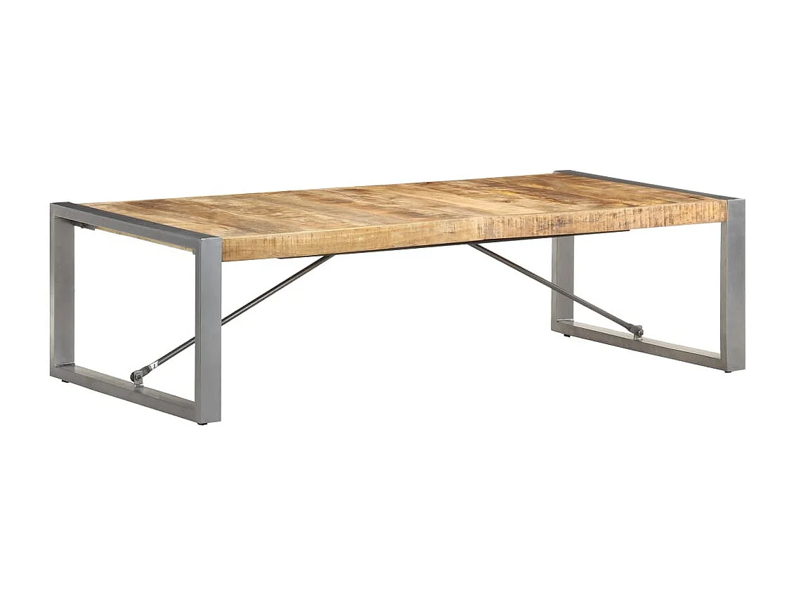 Table basse salon-Table d'appoint 140x70x40 cm Bois de manguier brut SHL9679