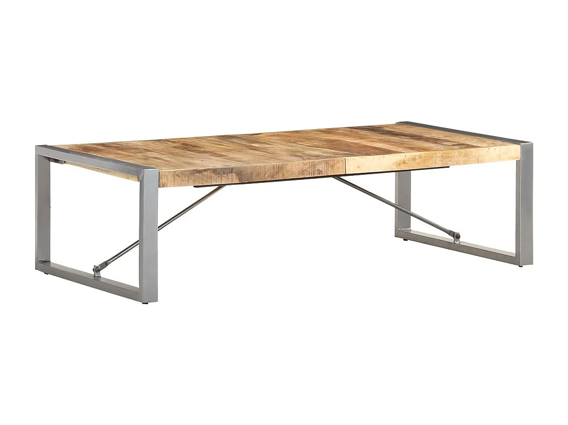 Table basse salon-Table d'appoint 140x70x40 cm Bois de manguier brut SHL9679