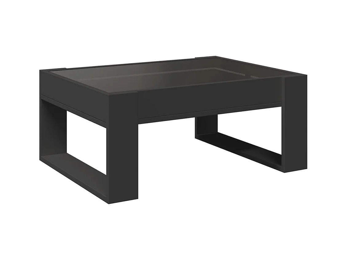 Mesa de centro-Mesa auxiliar madera de ingeniería gris hormigón 102x55x43 cm SHL2698