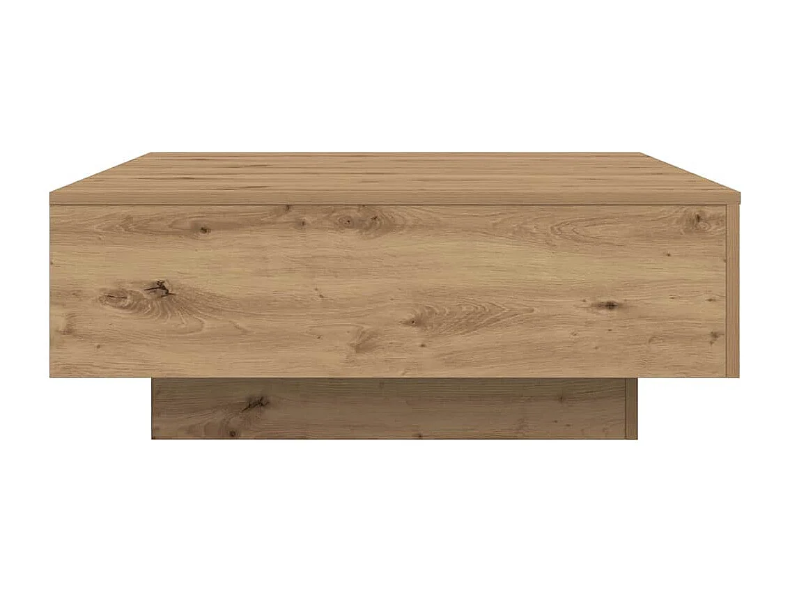 Mesa de centro-Mesa auxiliar-Mesita de centro madera contrachapada roble Sonoma 60x60x31,5 cm SHL2622
