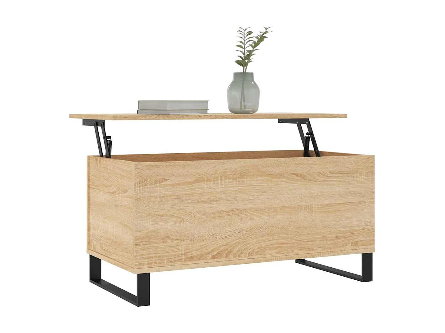 Couchtisch-Wohnzimmertisch-Beistelltische Sonoma-Eiche 90x44,5x45 cm Holzwerkstoff SHL13352