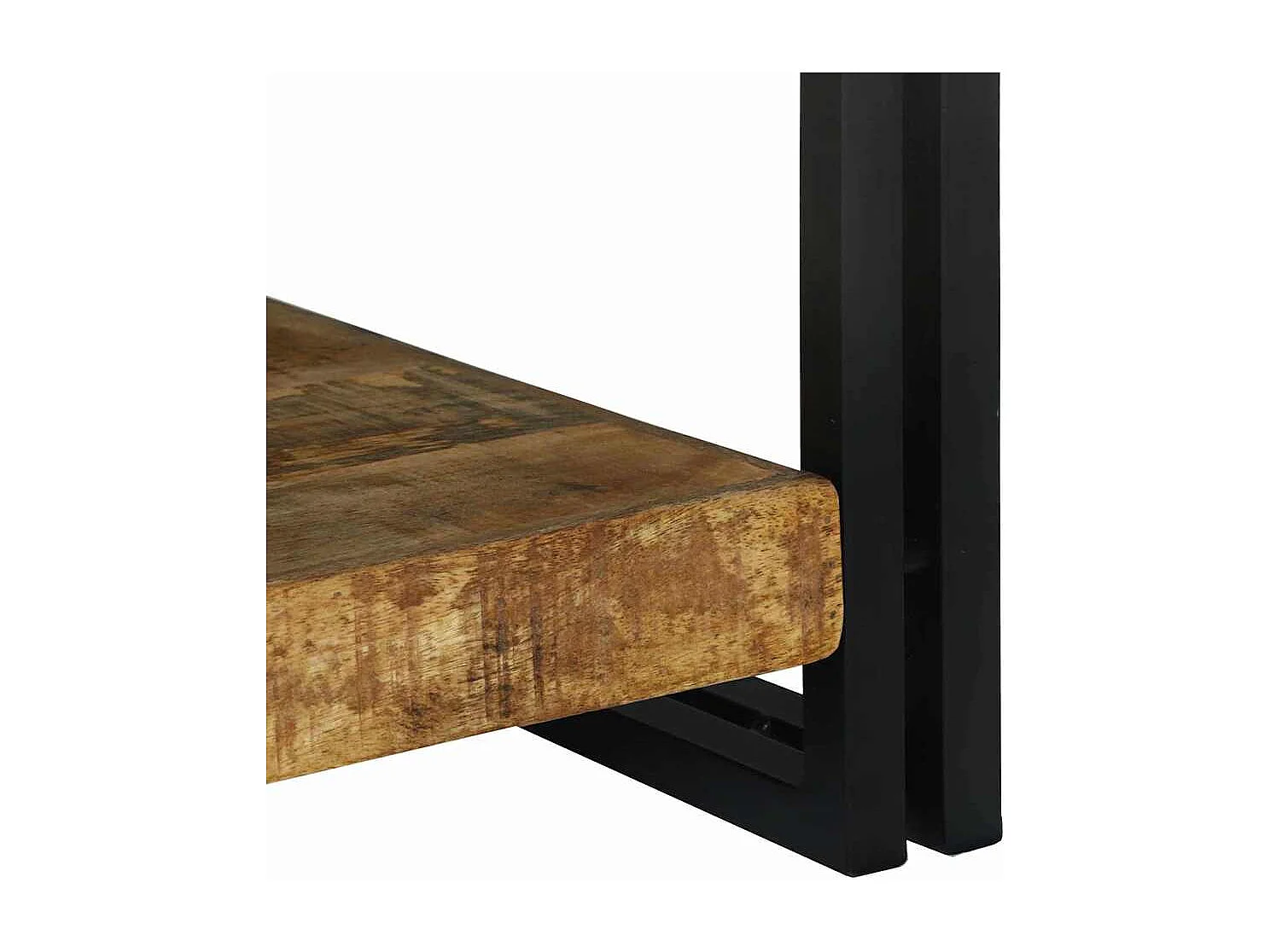 Set de mesas de centro 2 uds madera maciza de acacia 60x35 cm SHL4853