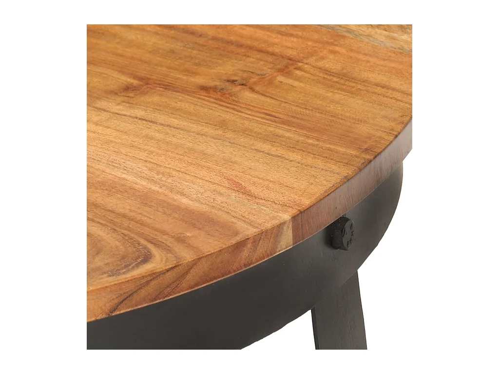 Mesa de centro | Mesa de café | Mesa auxiliar Roble negro 55x55x42 cm Madera contrachapada SHL3248