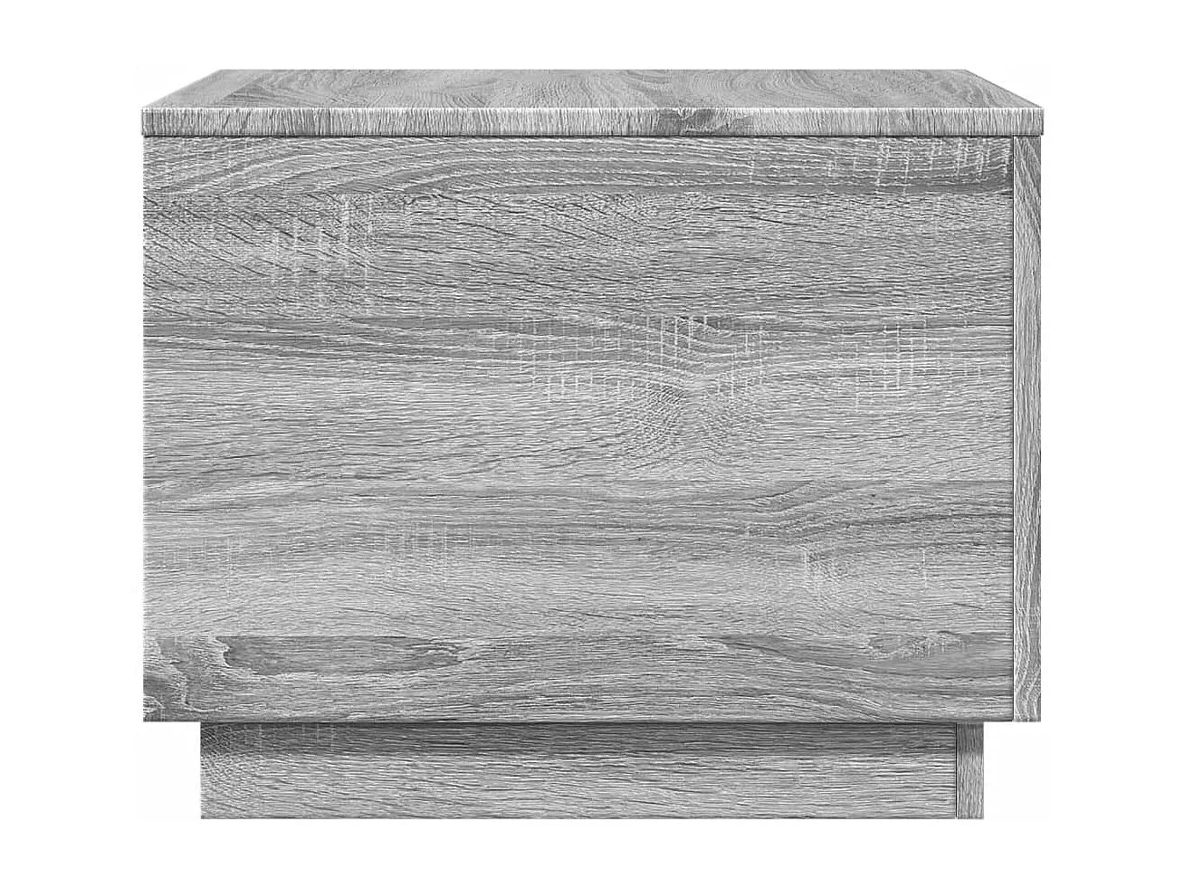 Couchtisch mit LED-Leuchten-Beistelltische-Sofatisch Grau Sonoma 50x50x40 cm SHL27099