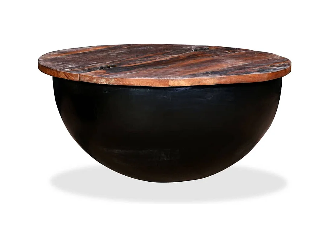 Mesa de centro | Mesa de café | Mesa auxiliar 3 piezas Natural 46x46x47 cm SHL2192