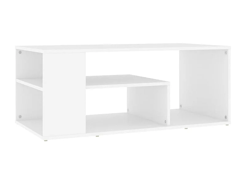 Couchtisch-Sofatisch-Beistelltische Weiß 100x50x40 cm Holzwerkstoff SHL37523