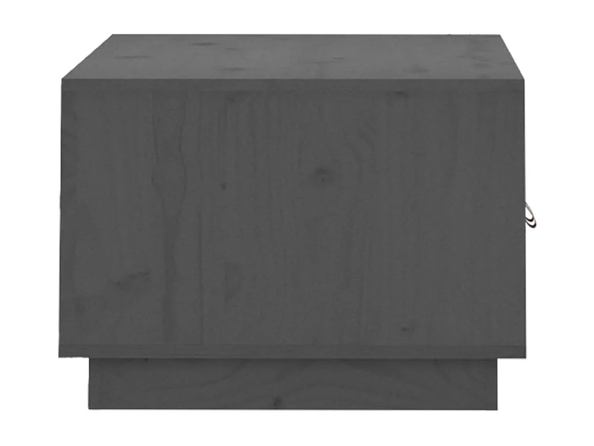 Mesa de centro | Mesa auxiliar madera contrachapada negro 90x49x45 cm SHL1835