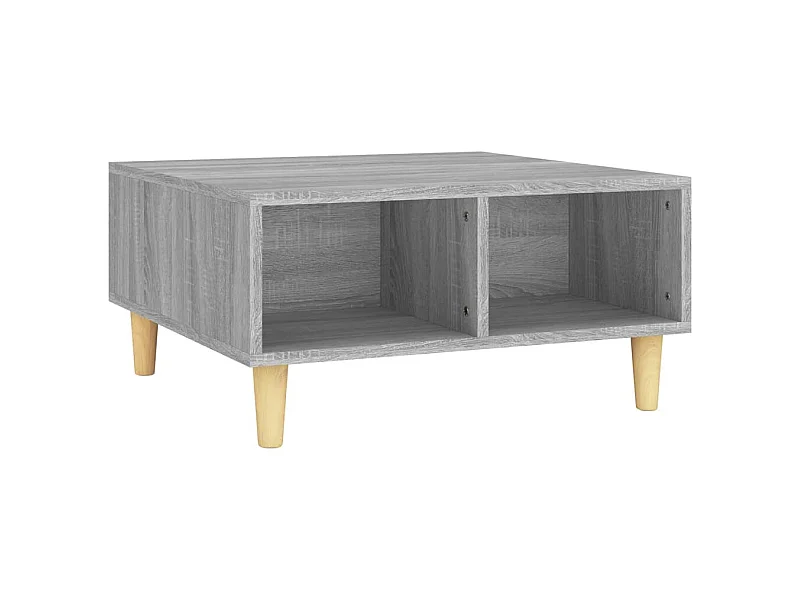Mesa de centro | Mesa auxiliar madera contrachapada blanco brillo 102x50x40 cm SHL722352
