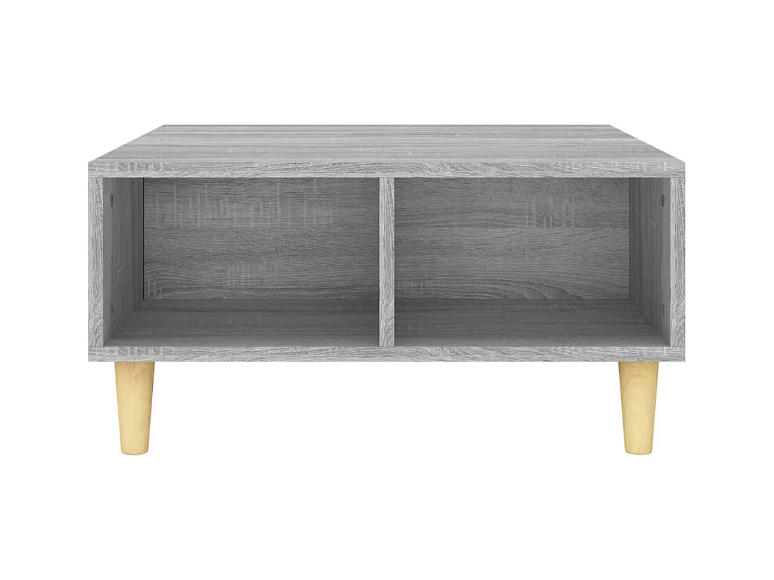 Mesa de centro | Mesa auxiliar madera contrachapada blanco brillo 102x50x40 cm SHL722352