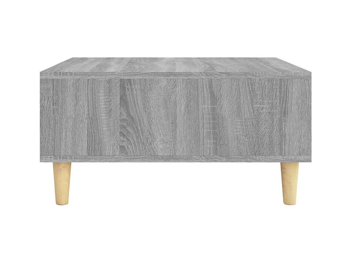 Mesa de centro | Mesa auxiliar madera contrachapada blanco brillo 102x50x40 cm SHL722352