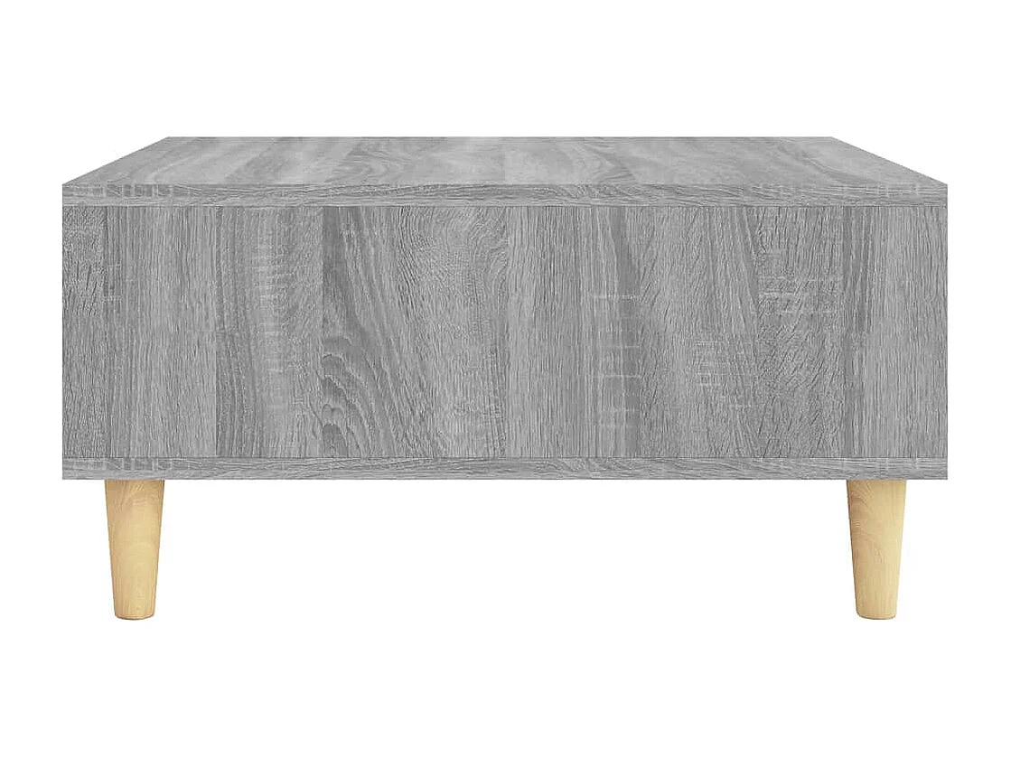 Mesa de centro | Mesa auxiliar madera contrachapada blanco brillo 102x50x40 cm SHL722352