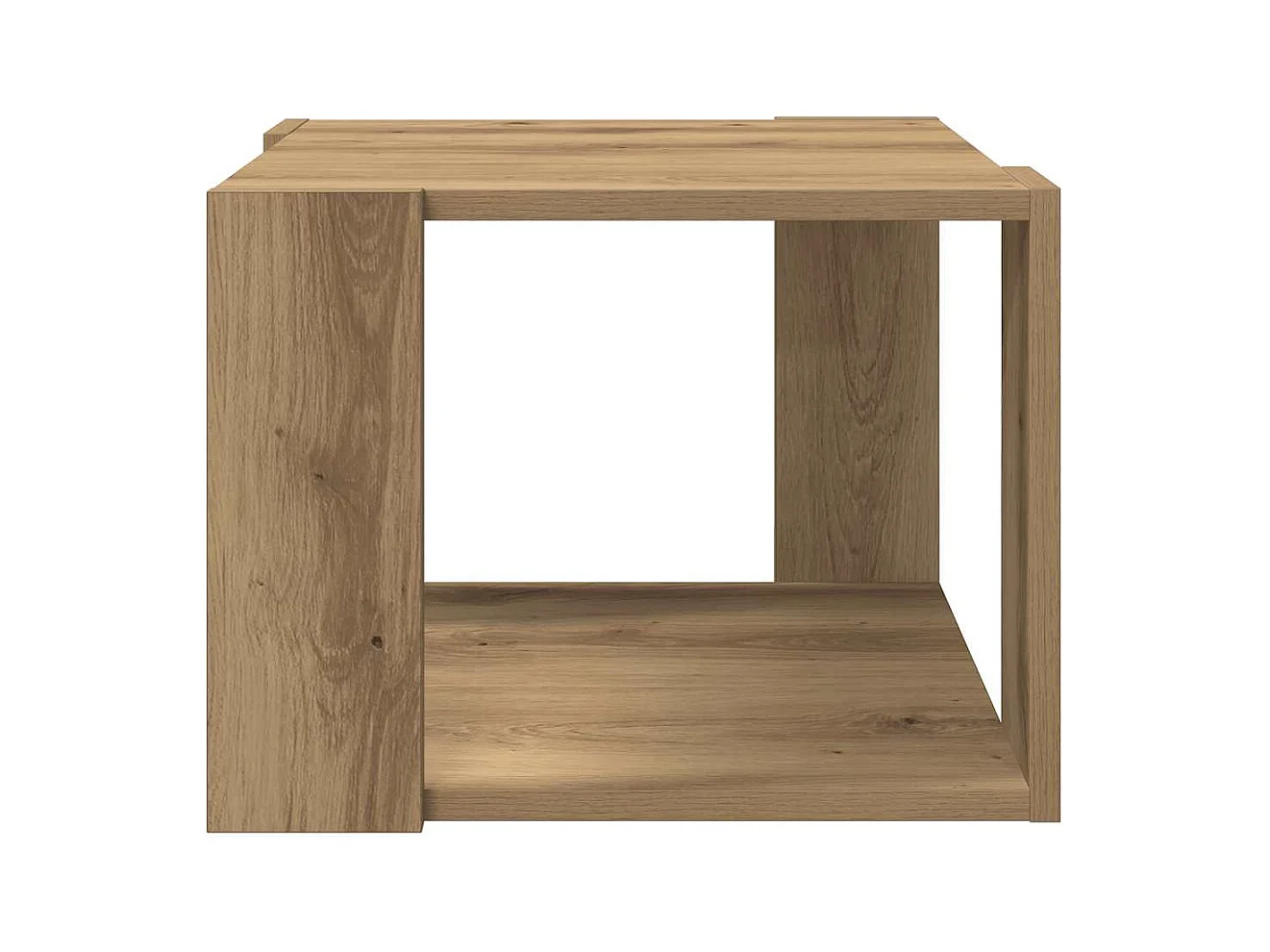 Mesa de centro-Mesa auxiliar negra con vidrio de mármol blanco 100x50x35 cm SHL2820