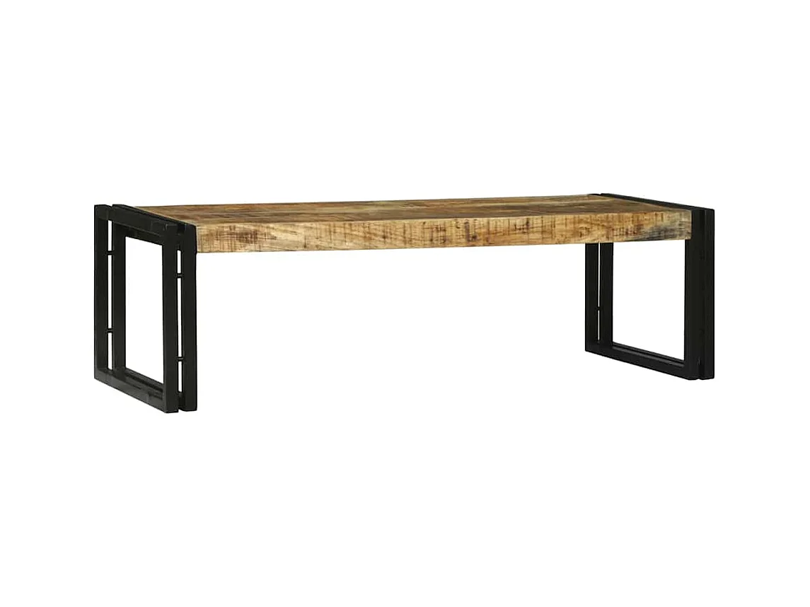 Set de mesas de centro 2 unidades madera maciza de pino negro SHL2509