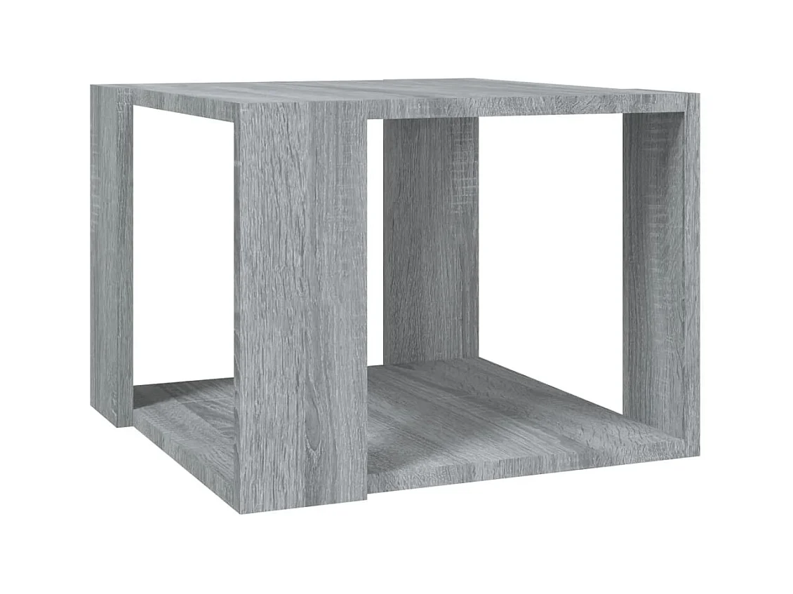 Table basse salon-Table d'appoint Sonoma gris 40x40x30 cm Bois d'ingénierie SHL33501